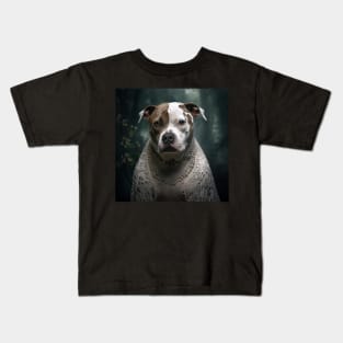 Ghostly Staffy Kids T-Shirt